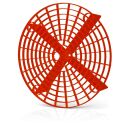 Grit Guard - Wascheimer Einsatz - rot