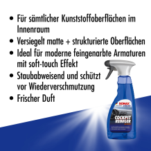 Sonax Extreme Cockpit Reiniger Matteffect + Mikrofaser Pad - Aktions Set