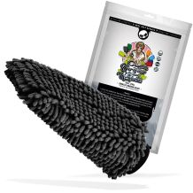 Nuke Guys - Chenille Waschhandschuh - schwarz