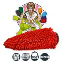 Nuke Guys - Chenille Waschhandschuh - rot
