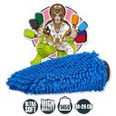 Nuke Guys - Chenille Waschhandschuh - blau
