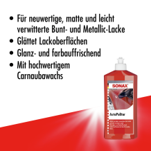 Sonax Autopolitur für Bunt- und Metalliclacke 500ml