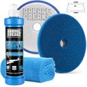 Garage Freaks Politurset - Carnauba Shield 250ml + Shield Wax Pad 150mm + Mikrofasertuch 550GSM