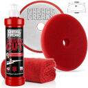 Garage Freaks Politurset - Heavy Cut + Medium Cut + Finish Cut + 3 passende Pads + 3 Mikrofasertücher