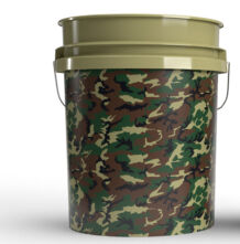 Magic Bucket Wascheimer 5 GAL Camouflage Green