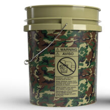 Magic Bucket Wascheimer 5 GAL Camouflage Green