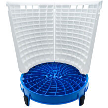 The Detail Guardz - Scrub Wall 2-teilig in Weiß mit Dirt Lock Blau