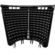 The Detail Guardz - Scrub Wall 4-teilig in Schwarz mit Dirt Lock Rot