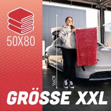 Nuke Guys Gamma Dryer XXL - 1400 GSM, 50x80 cm, rot