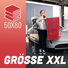 Nuke Guys Gamma Dryer XXL - 1400 GSM, 50x80 cm, rot