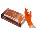 50× Nitras Schutzhandschuhe TOUGH GRIP N, Größe L, orange