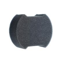 Handpolierschwamm tailliert, schwarz soft, Ø 100/40 mm