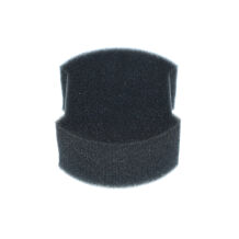 Handpolierschwamm tailliert, schwarz soft, Ø 100/40 mm