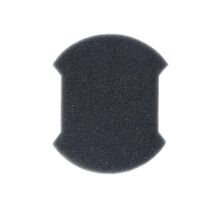 Handpolierschwamm tailliert, schwarz soft, Ø 100/40 mm