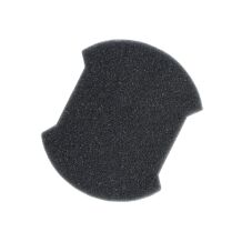 Handpolierschwamm tailliert, schwarz soft, Ø 100/40 mm