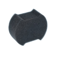 Handpolierschwamm tailliert, schwarz soft, Ø 100/40 mm