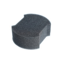 Handpolierschwamm tailliert, schwarz soft, Ø...