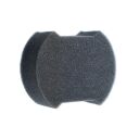 Handpolierschwamm tailliert, schwarz soft, Ø 100/40 mm