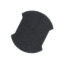 Handpolierschwamm tailliert, schwarz soft, Ø 100/40 mm