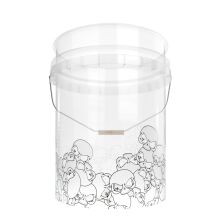 Nuke Guys Skullparade Bucket 5 GAL - transparent