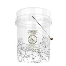 Nuke Guys Skullparade Bucket 5 GAL - transparent