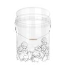 Nuke Guys Skullparade Bucket 5 GAL - transparent