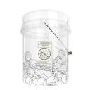 Nuke Guys Skullparade Bucket 5 GAL - transparent
