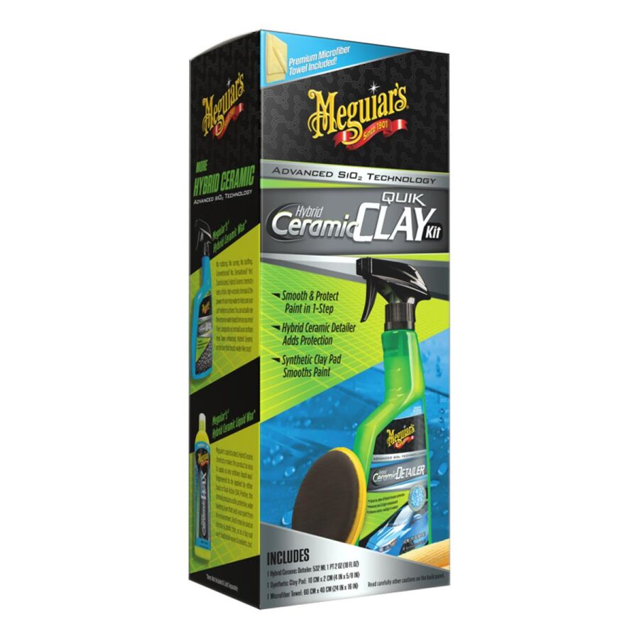 Meguiar’s Hybrid Ceramic Synthetic Clay Kit Keramik Knetset