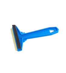 Murska Eiskratzer mit Messingklinge blau (90mm)