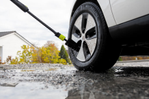 AVA Felgenbürste mit Wasserdurchlass