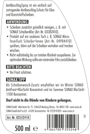 Sonax AntiBeschlagSpray 500ml