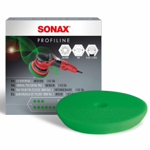 Sonax Polierschwamm Medium Grün Exzenter 143mm