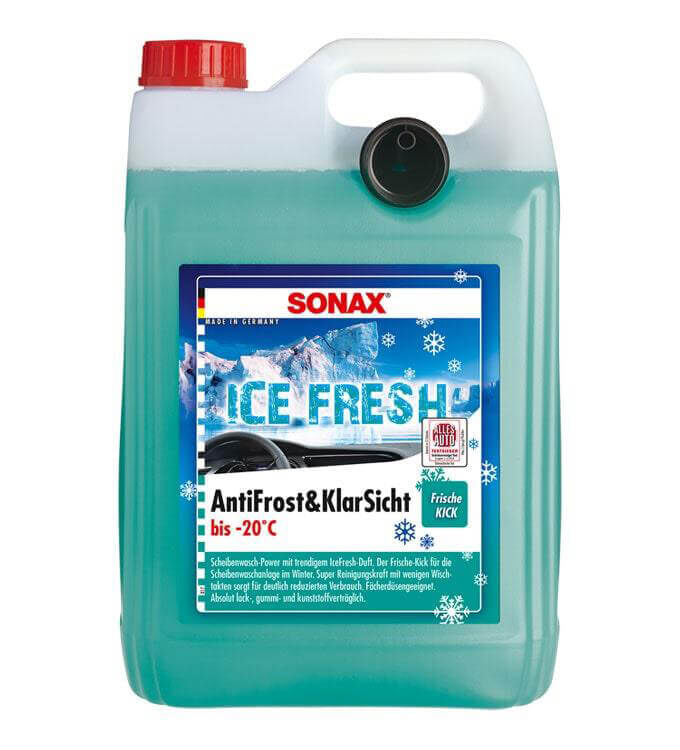 Sonax AntiFrost&KlarSicht Scheibenreiniger gebrauchsfertig bis -20C° Ice Fresh 5L