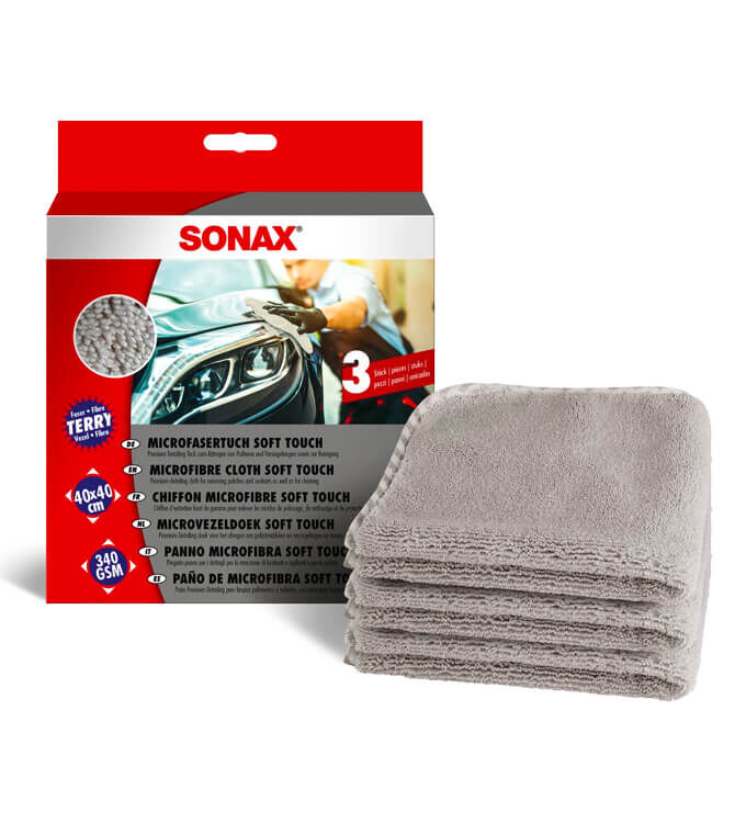 Sonax MicrofaserTuch soft touch 3er-Pack