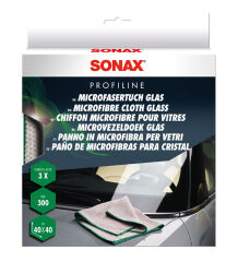 Sonax Microfasertuch Glas 3 Stück