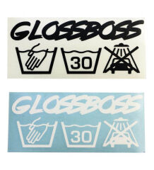 Glossboss Handwash Only Aufkleber - verschiedene Varianten
