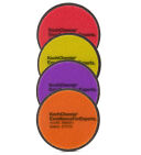 Koch Chemie Polierschwamm 76mm - Rot, Gelb, Violett, Orange