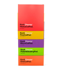 Koch Chemie Polierschwamm 126mm - Rot, Gelb, Violett, Grün, Orange