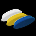 Rupes BigFoot D-A Polierschwamm 80-100mm - Blau, Gelb, Weiß