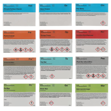 Koch Chemie Etikett für Leerflasche - verschiedene...