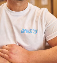 Waschhelden Car Wash Club T-Shirt weiß