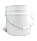 US Heavy Duty Wascheimer 3,5 Gallonen 13L weiß
