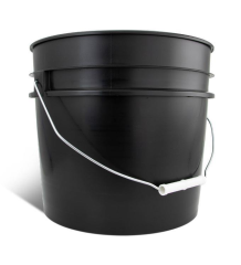 US Heavy Duty Wascheimer 3,5 Gallonen 13L schwarz