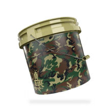 Magic Bucket Wascheimer 3,5 Gallonen 13L camouflage grün