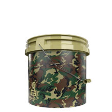 Magic Bucket Wascheimer 3,5 Gallonen 13L camouflage grün