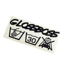 Glossboss Handwash Only Aufkleber schwarz