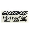 Glossboss Handwash Only Aufkleber schwarz