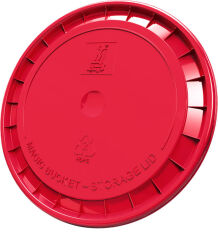 Magic Bucket Deckel für US-Gallonen Wascheimer rot