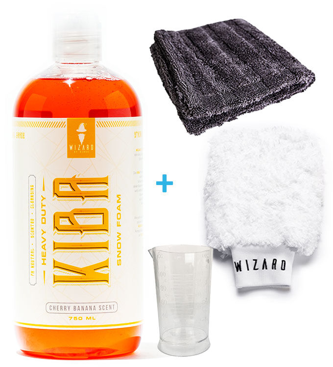 Wizard of Gloss Kiba Snow Foam Shampoo Set