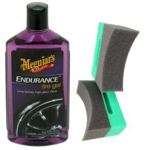 Meguiars Endurance High Gloss Tire Dressing 473ml + 2x Tire Dressing Applikator